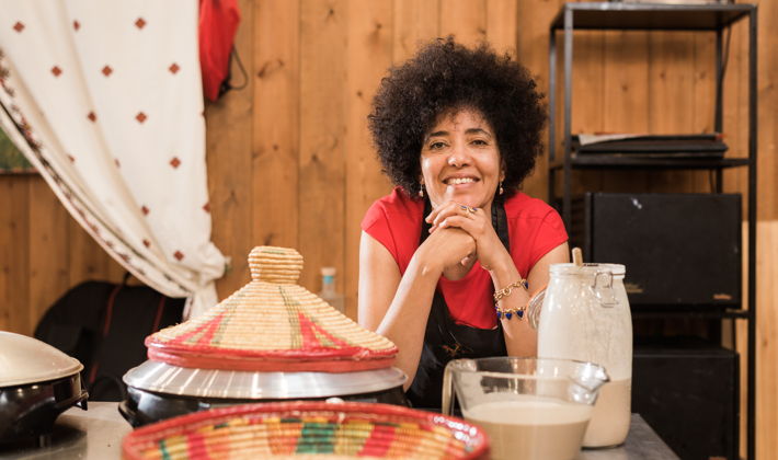 Authentic Ethiopian cooking class in London Food Market